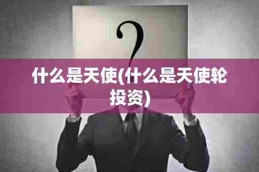 什么是天使(什么是天使轮投资)