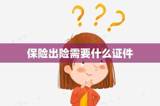 保险出险需要什么证件