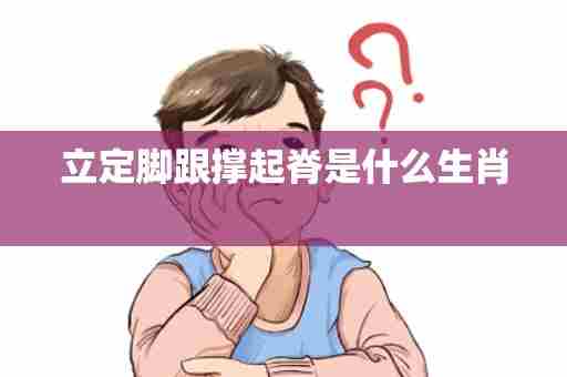 立定脚跟撑起脊是什么生肖 