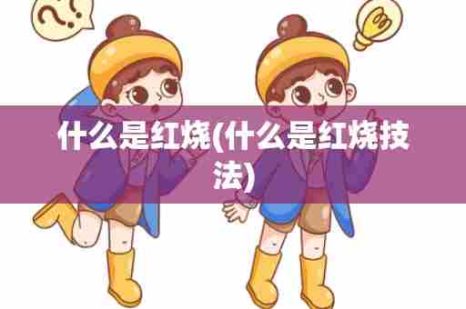 什么是红烧(什么是红烧技法)
