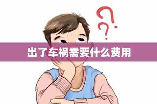 出了车祸需要什么费用