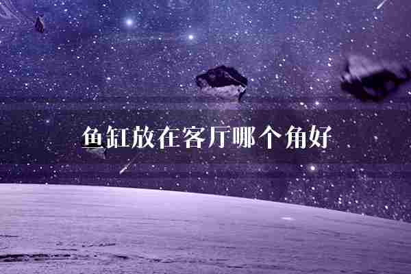 鱼缸放在客厅哪个角好(鱼缸放在客厅)