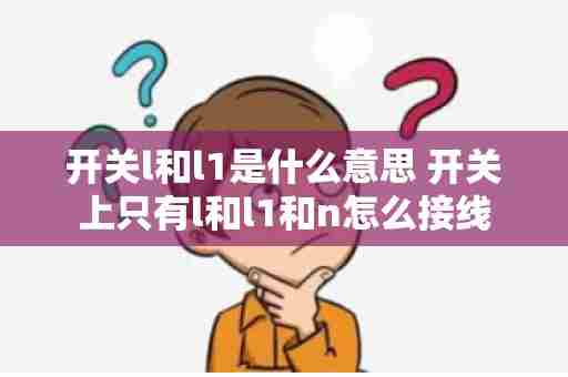开关l和l1是什么意思 开关上只有l和l1和n怎么接线