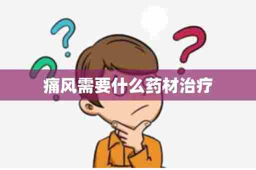 痛风需要什么药材治疗