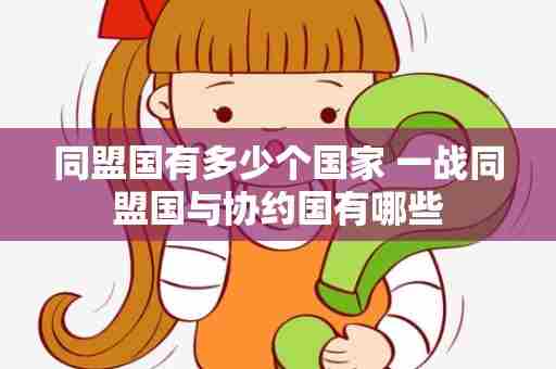 同盟国有多少个国家 一战同盟国与协约国有哪些