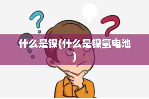 什么是镍(什么是镍氢电池)