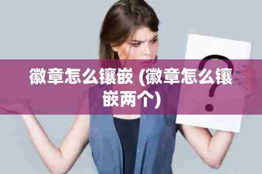 徽章怎么镶嵌 (徽章怎么镶嵌两个)