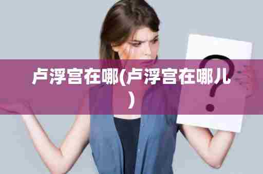 卢浮宫在哪(卢浮宫在哪儿)