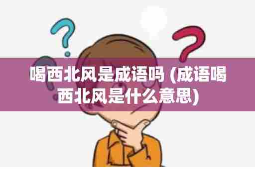 喝西北风是成语吗 (成语喝西北风是什么意思)