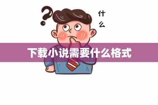 下载小说需要什么格式