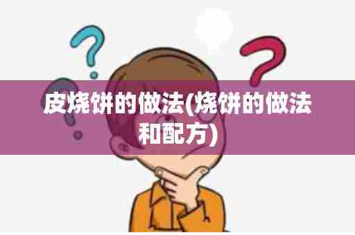 皮烧饼的做法(烧饼的做法和配方)
