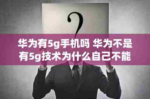 华为有5g手机吗 华为不是有5g技术为什么自己不能用5g