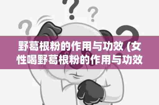 野葛根粉的作用与功效 (女性喝野葛根粉的作用与功效)